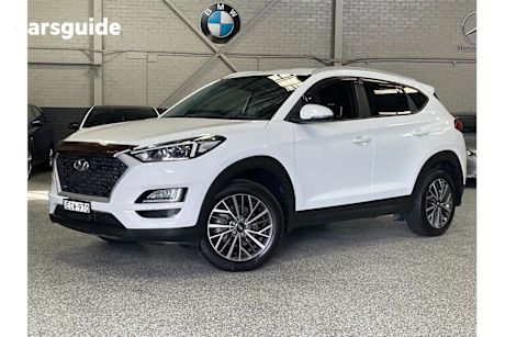 White 2019 Hyundai Tucson Wagon Active X (Fwd)