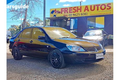 Black 2007 Mitsubishi Lancer Sedan Es