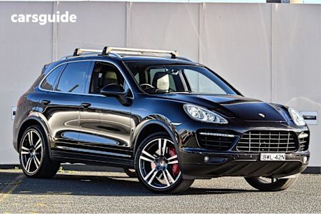 Black 2011 Porsche Cayenne SUV TURBO 4X4