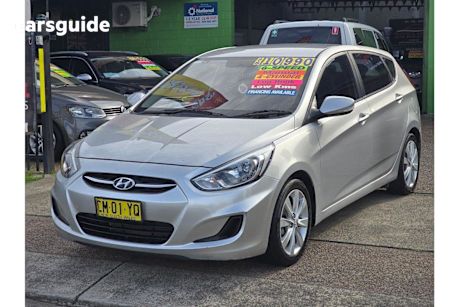 Silver 2017 Hyundai Accent Hatchback Sport
