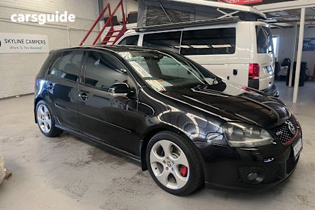Black 2008 Volkswagen Golf Hatchback Gti