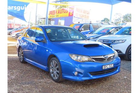 Blue 2009 Subaru Impreza Sedan Wrx (Awd)