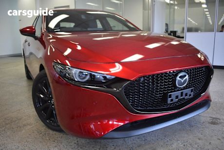 Red 2025 Mazda 3 Hatchback G25 Astina