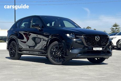 Black 2025 Mazda CX-60 Wagon P50E Azami Phev