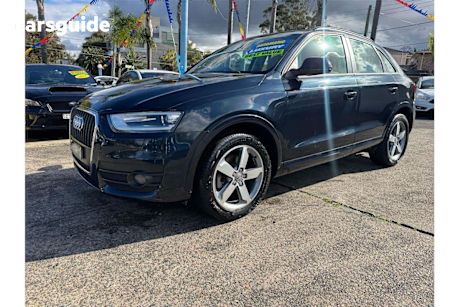 Blue 2012 Audi Q3 Wagon TFSI 4WD