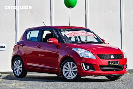 Red 2014 Suzuki Swift Hatchback Glx Navigator