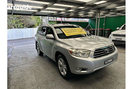 Silver 2009 Toyota Kluger SUV GRANDE 4WD