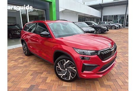 Red 2023 Skoda Kodiaq Wagon Rs (4X4) 180Tsi