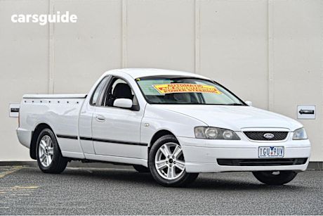 White 2005 Ford Falcon Ute Ute Tray XL R