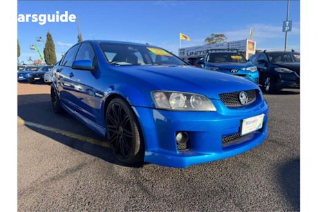 Blue 2010 Holden Commodore Sedan SS R