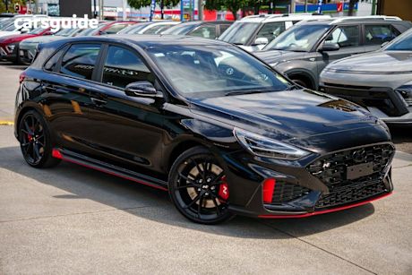 Black 2025 Hyundai I30 Hatchback N