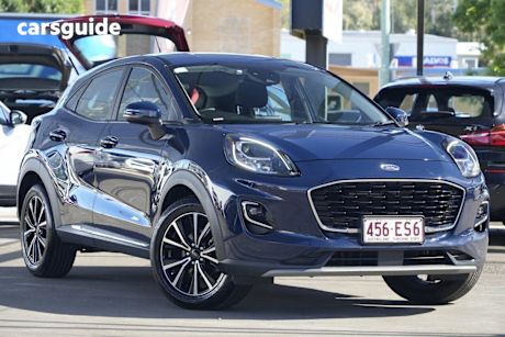 Blue 2022 Ford Puma Hatchback