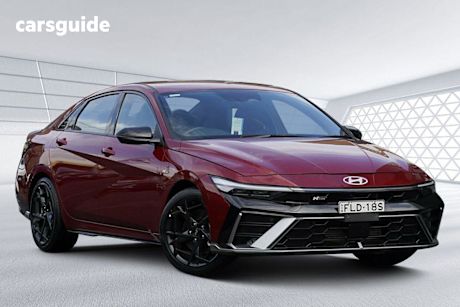 Red 2024 Hyundai I30 Sedan N Line