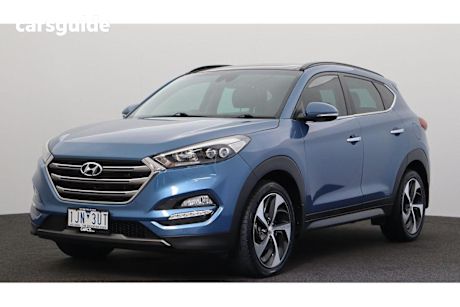 Blue 2016 Hyundai Tucson Wagon Highlander (Awd)