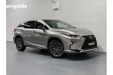 Silver 2016 Lexus RX450H Wagon F Sport Hybrid