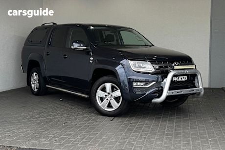 Blue 2019 Volkswagen Amarok Dual Cab Utility V6 Tdi 550 Highline