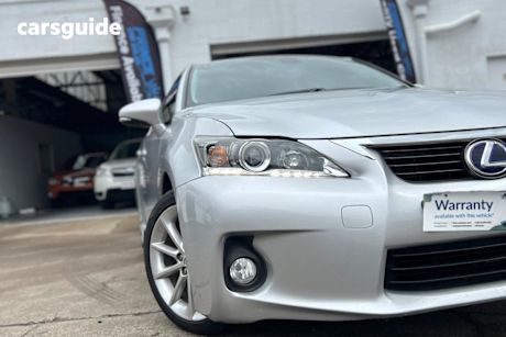 Silver 2013 Lexus CT200H Hatchback Luxury