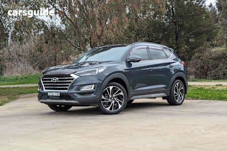 Blue 2020 Hyundai Tucson Wagon Highlander (Awd)