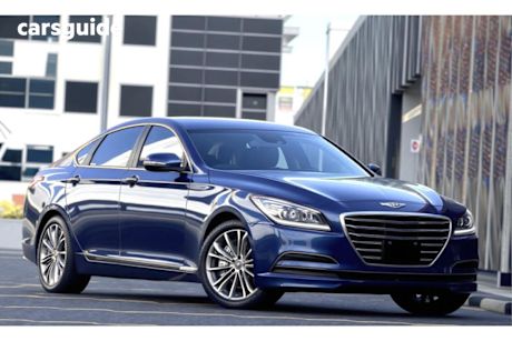 Blue 2015 Hyundai Genesis Sedan