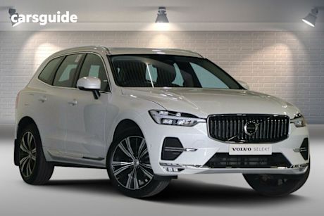 White 2024 Volvo XC60 Wagon Ultimate B5 Bright Mhev