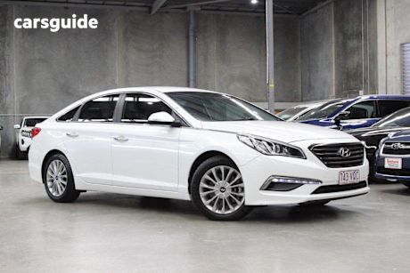 White 2015 Hyundai Sonata Sedan Elite