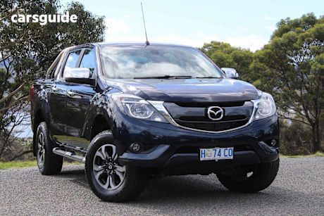 Blue 2017 Mazda BT-50 Ute Tray GT 4X4
