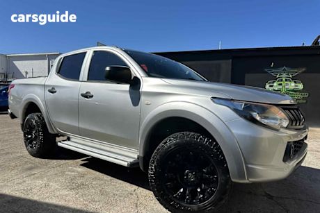 Silver 2016 Mitsubishi Triton Dual Cab Utility Glx Plus (4X4)