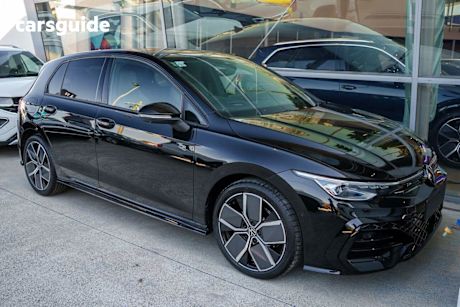Black 2025 Volkswagen Golf Hatchback R-Line