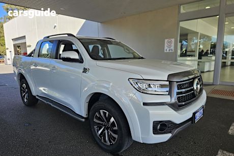 White 2025 GWM Cannon Dual Cab Utility Premium (4X4)