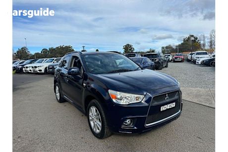 Blue 2012 Mitsubishi ASX SUV ASPIRE 4X4