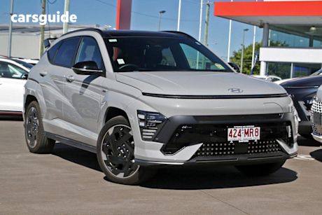 Grey 2024 Hyundai Kona Wagon ELECTRIC PREMIUM N LINE F