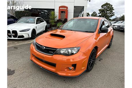 Orange 2012 Subaru Impreza Sedan WRX CLUB SPEC 4WD