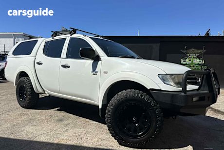 White 2012 Mitsubishi Triton Double Cab Utility Glx (4X4)