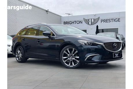 Blue 2016 Mazda 6 Wagon Atenza