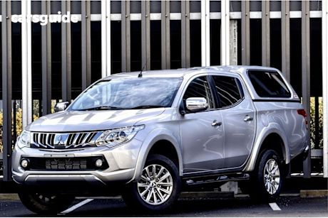 Silver 2015 Mitsubishi Triton Dual Cab Utility Exceed (4X4)