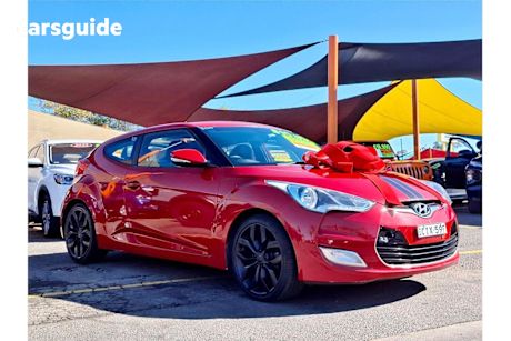 Red 2012 Hyundai Veloster Coupe