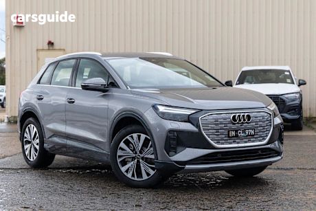 Grey 2024 Audi Q4 E-Tron Wagon 45