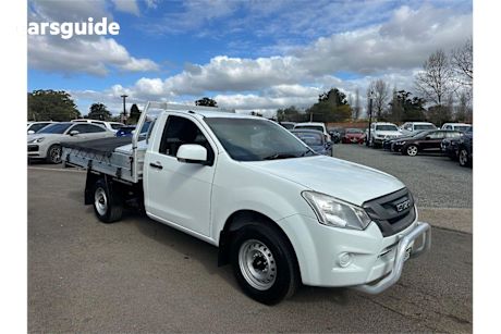White 2017 Isuzu D-MAX Ute Tray SX R