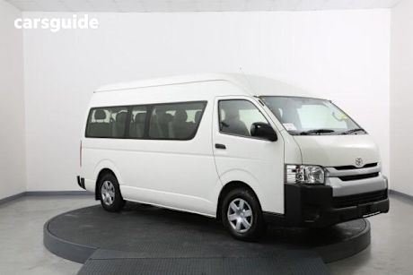 White 2017 Toyota HiAce Bus Commuter