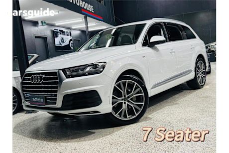 White 2018 Audi Q7 SUV TDI 4WD