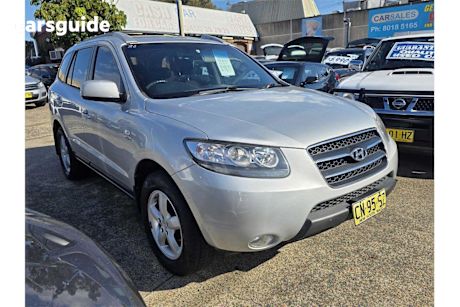 Silver 2008 Hyundai Santa FE SUV SLX