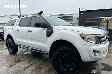 White 2014 Ford Ranger Dual Cab Utility Xls (4X4)