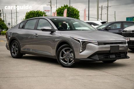 Grey 2025 Kia K4 Sedan S