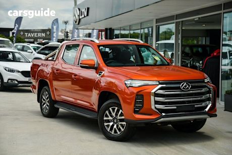 Orange 2024 LDV T60 Double Cab Utility Max Pro (4X4)