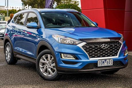 Blue 2018 Hyundai Tucson SUV ACTIVE X F