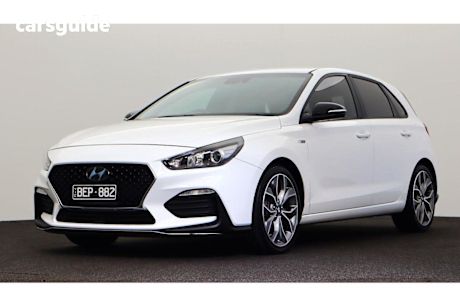 White 2019 Hyundai I30 Hatchback N Line
