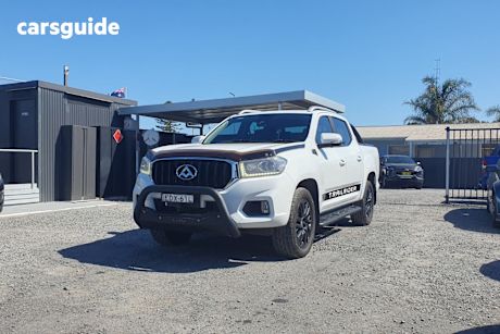 White 2019 LDV T60 Double Cab Utility Trailrider (4X4)