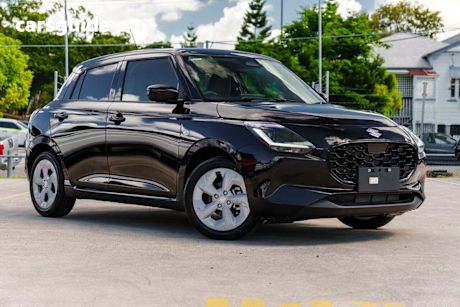 Black 2024 Suzuki Swift Hatchback Hybrid Plus