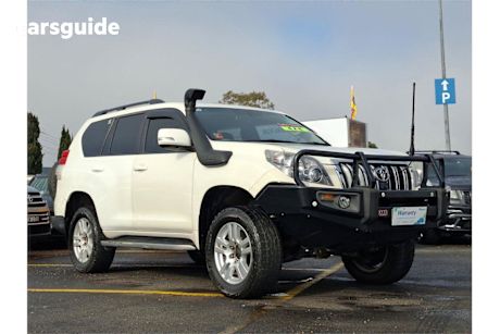 White 2011 Toyota Landcruiser Prado SUV KAKADU 4X4
