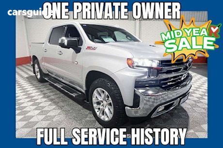 Silver 2022 Chevrolet Silverado Crew Cab Utility 1500 Ltz Premium Tech Pack